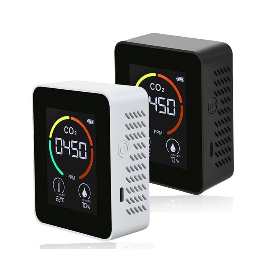 Qoo10] 二酸化炭素濃度計 CO2空気汚染測定器