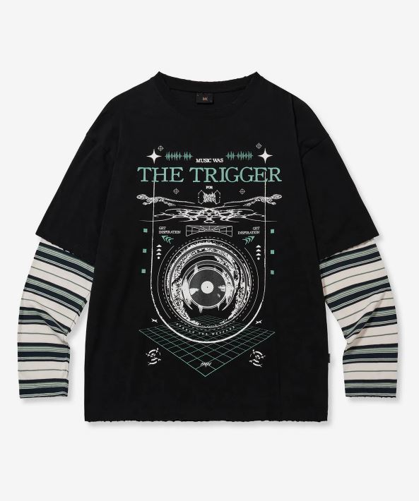 STRIPE LAYERED LONGSLEEVE 2色