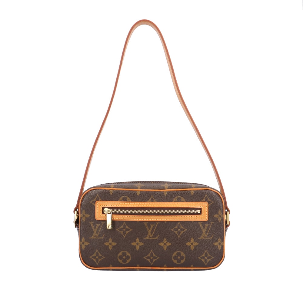 ルイヴィトン ポシェットシテ モノグラム ショルダーバッグ モノグラムキャンバス M51183 ブラウン LOUIS VUITTON 中古