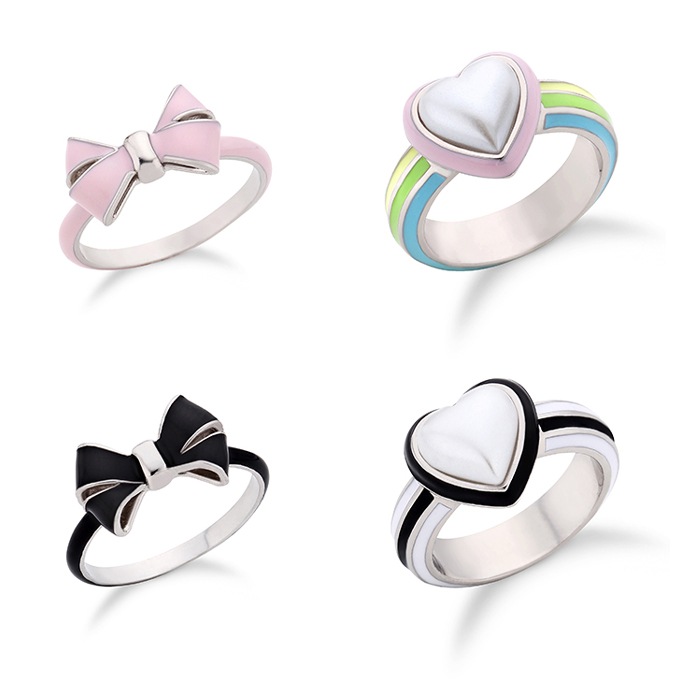 リボン トゥ ハート リング 指輪／Ring