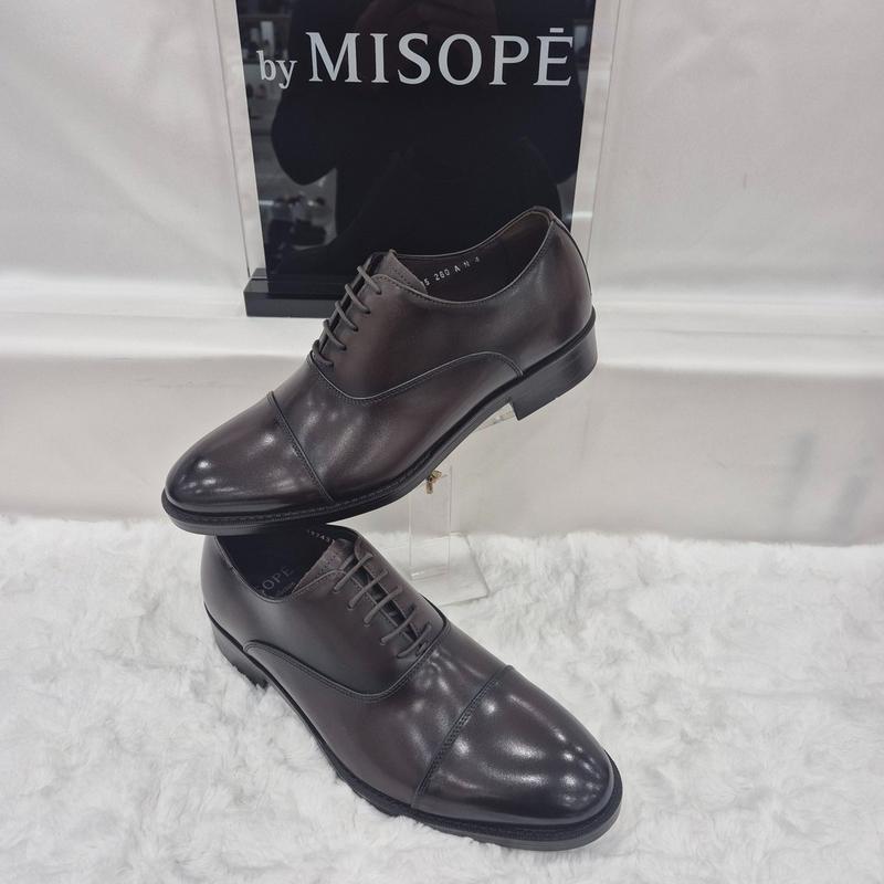 By 男性ストレートチップシューズ 122HT431TI005 DBROWN 1 JJ