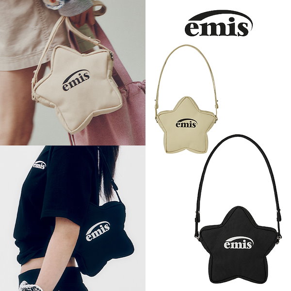 【emis】韓国人気★ STAR BAG STAR BAG-BEIGE - EMIS