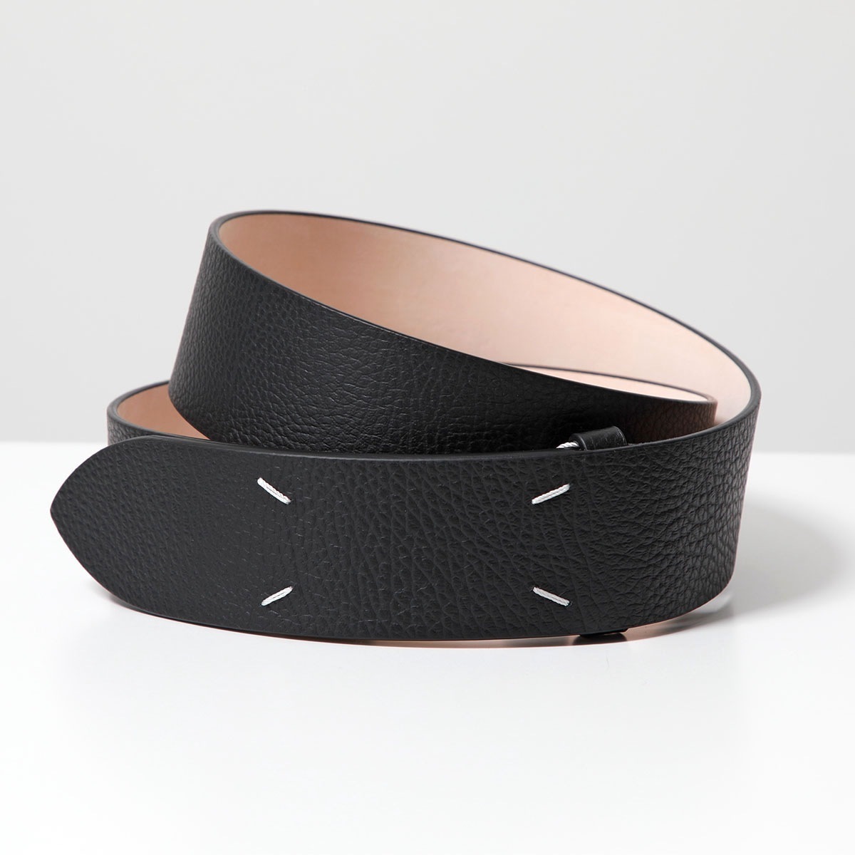 MAISON MARGIELA メゾンマルジェラ ベルト SA1TP0006 P4455 メンズ レザー 4ステッチ T8013 SA1TP0006P4455T8013