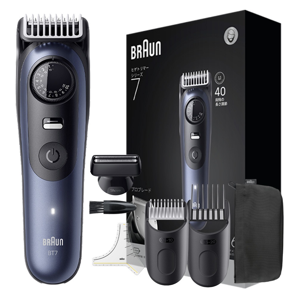 ブラウン BT7520 ヒゲトリマー(ディープブルーメタリック) BT7520