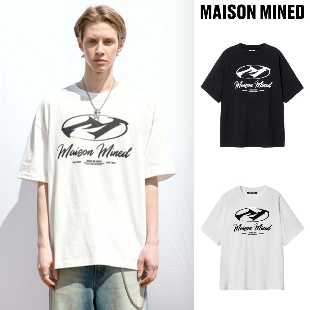【MAISON MINED】 POST TRUTH HALF T