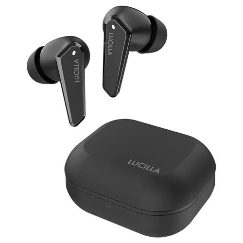 LUCILLA TWS014MB 完全ワイヤレスイヤホン 3つの音質を切替 ノイズキャンセリング Bluetooth対応 IPX4防水 ミッドナイトブラック 4,963円