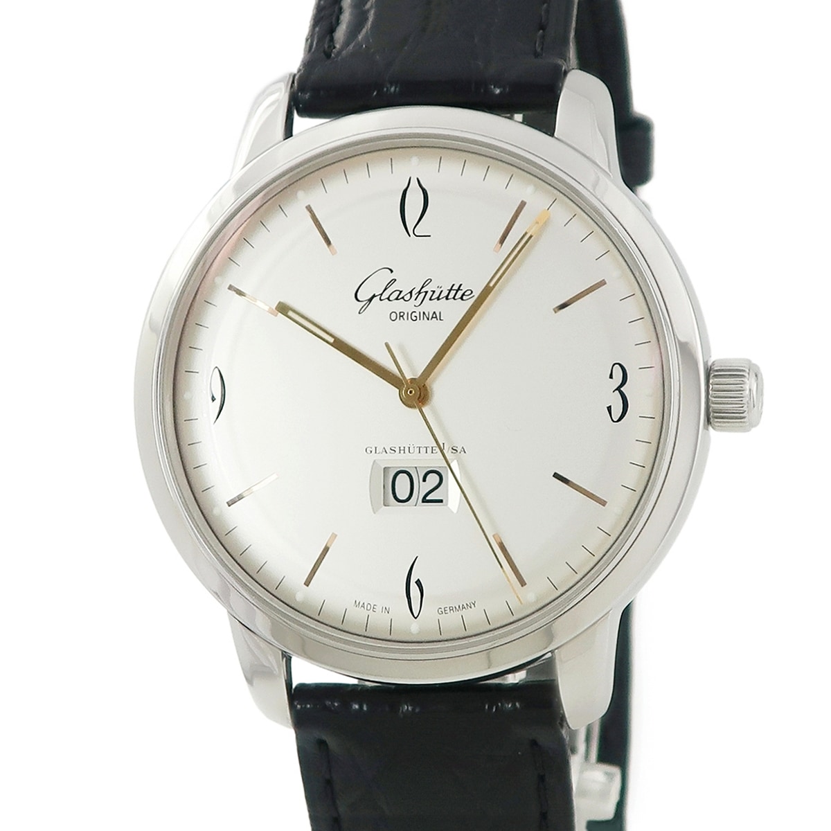 シックスティーズ パノラマデイト 2-39-47-01-02-04 自動巻き メンズ アラビア バー 3年保証