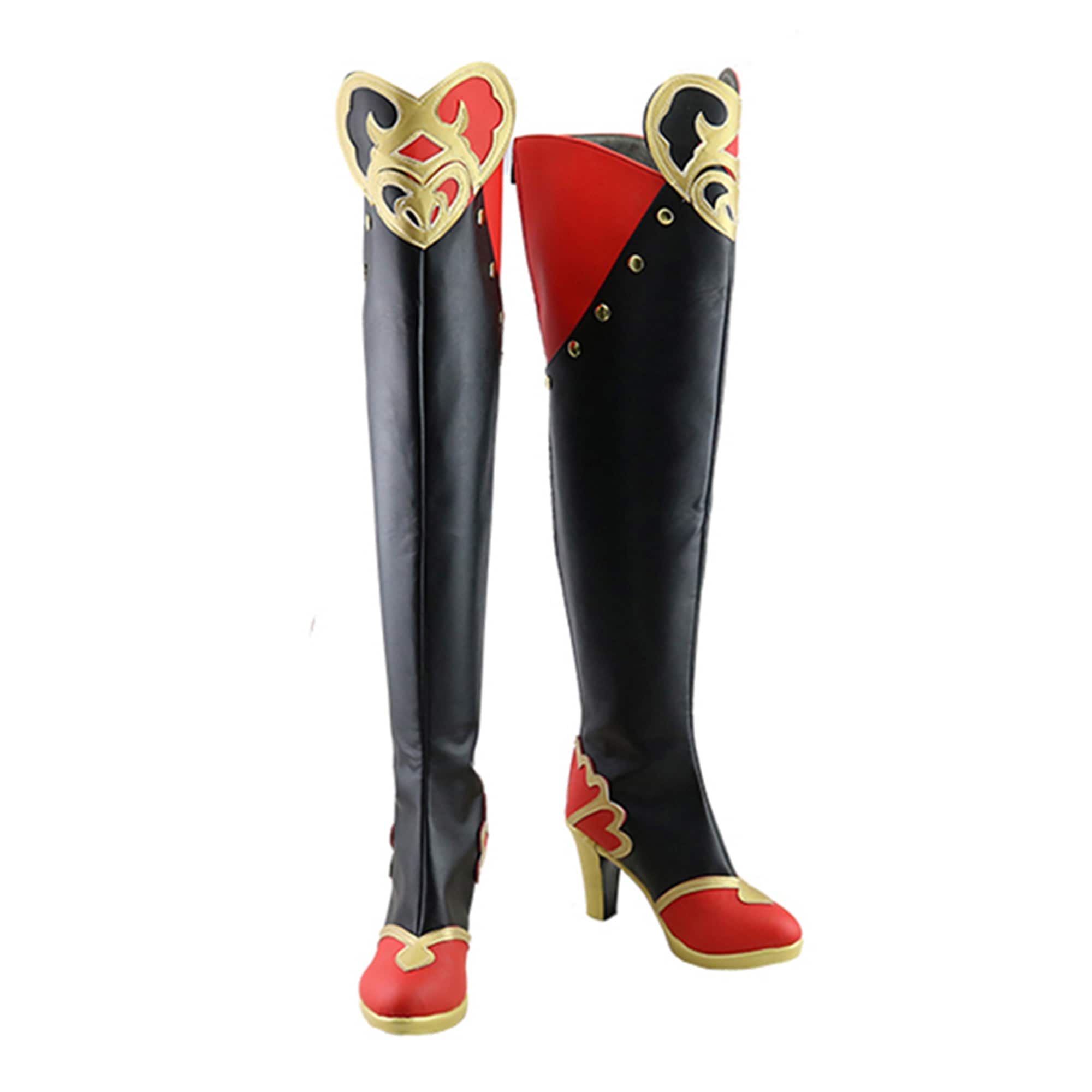 リドル・ローズハート ツイステッドワンダーランド ツイステ ハーツラビュル寮 Riddle コスプレ 靴 ブーツ コスプレ靴 コスプレブーツ カスタマイズ可能 1010178