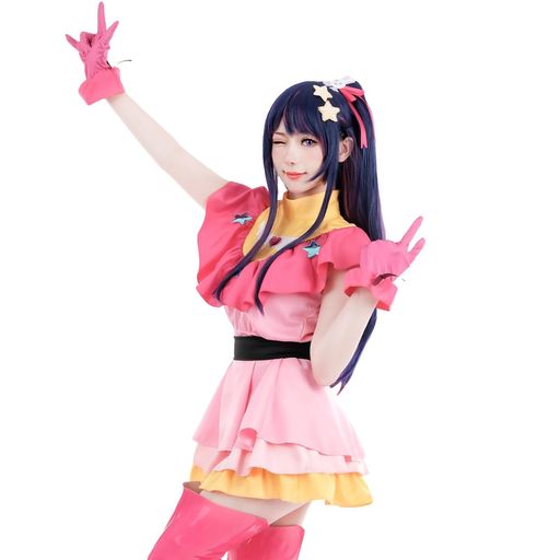 コスパ最高 即納 ウィッグ付き 星野アイ コスプレ アニメ コスプレ衣装 マンガ ハロウィン コスチューム アイドル 服 イベント 仮装 撮影会 L