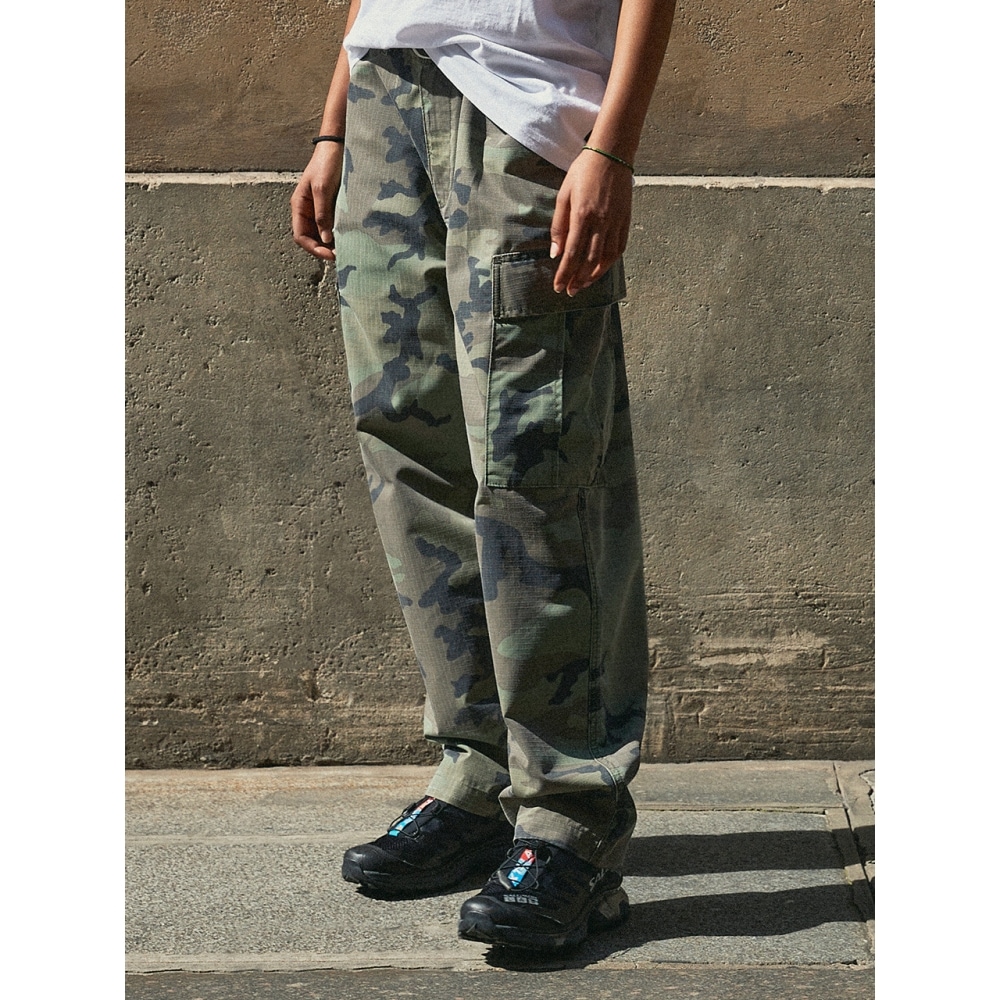 フルークフルークオリジナル迷彩柄リップストップカーゴパンツ FPT116 1色 W