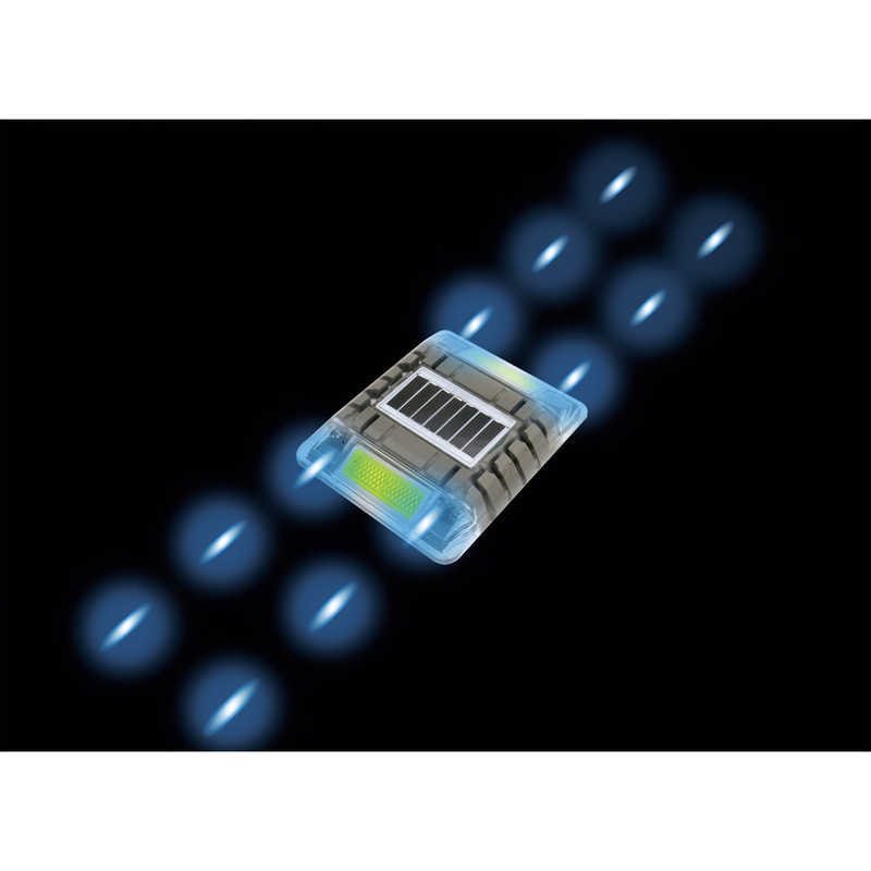 キャットアイ　キャットアイルミナスアイマイティC長寿命型ソｰラｰ式点滅両面青 　LE260CB