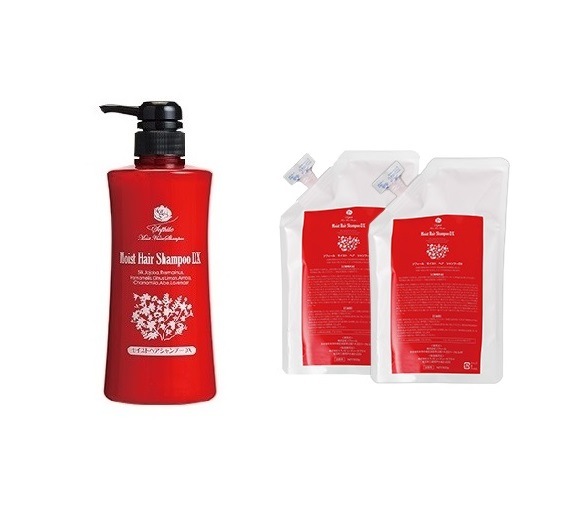 【正規品】モイストヘアシャンプー 600g＋詰め替え500ℊ×2セット クリームシャンプー ボリュームアップ 薄毛 細毛