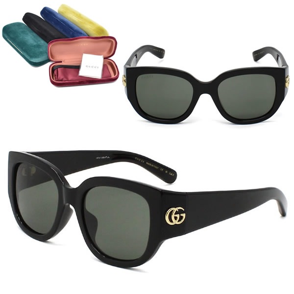 サングラス GG1599SA-001 サングラス EYEWEAR ブラック グレー アジアンフィット メンズ レディース ユニセックス