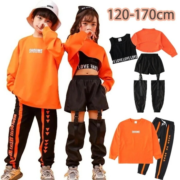 キッズ セットアップ 男の子 女の子 キッズダンス 衣装 セットアップ 女の子 男の子 ヒップホップ スウェットパンツ 練習着 ブレイクダンス 衣装 レッスン着 キッズダンス衣装 hiphop セット
