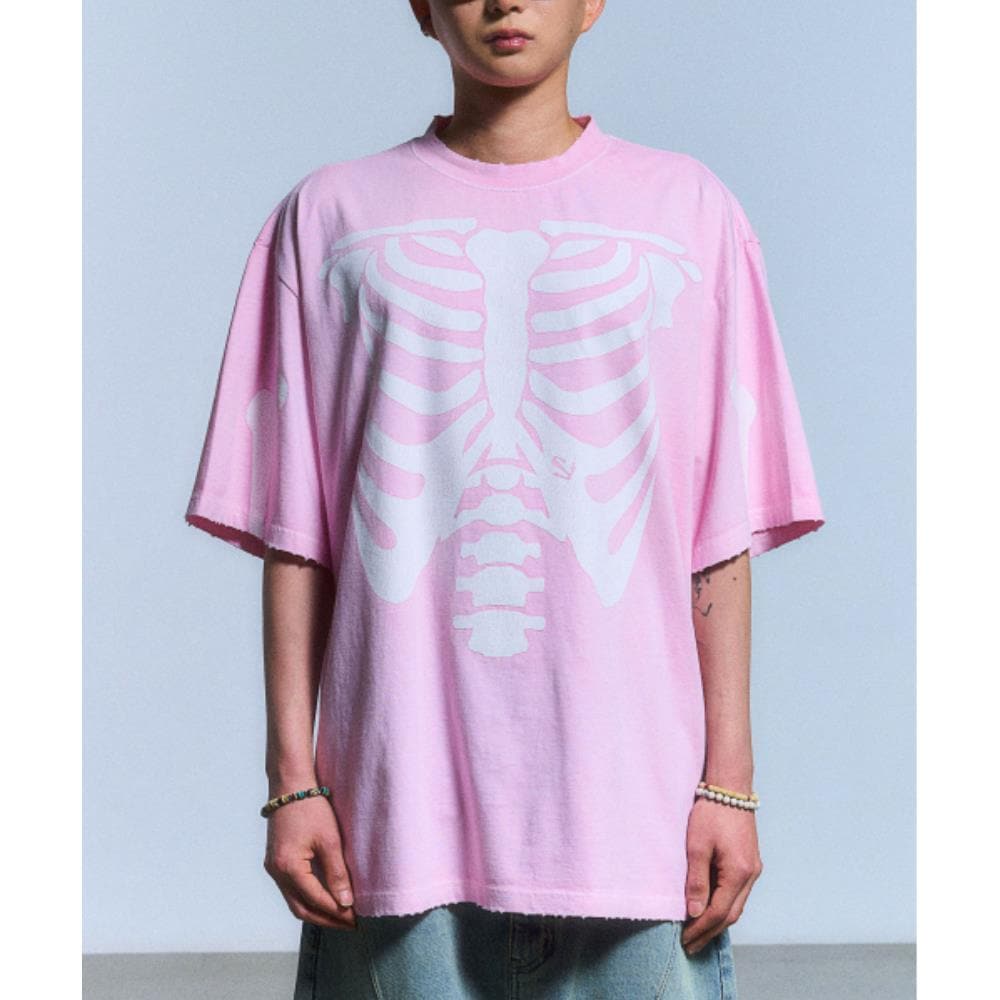 SCHISM INDUCING RIB CAGE T SHIRTPINK SB4TS15PK