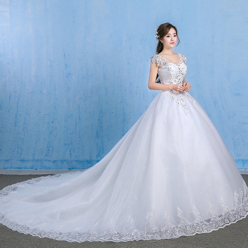 ウェディングドレス白 パーティードレス結婚式二次会 ワンピース Aライン マーメイド 花嫁ロングドレスお呼ばれ 韓国ドレス ロングドレスお呼ばれ 20代30代40代
