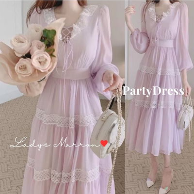 Qoo10] 【急速出荷 2025年新作】ピンクワンピ