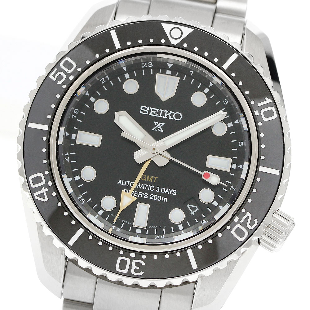セイコー SEIKO SBEJ011/6R54-00D0 プロスペックス 1968 メカニカルダイバーズ GMT 自動巻き メンズ 美品 箱・保証書付き_960014【中古】
