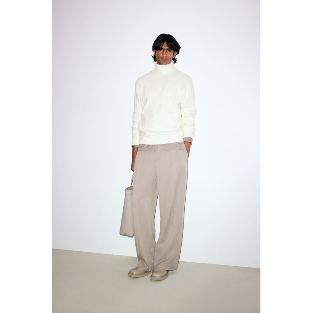 H&M タートルネックセーターレギュラーフィットクリーム