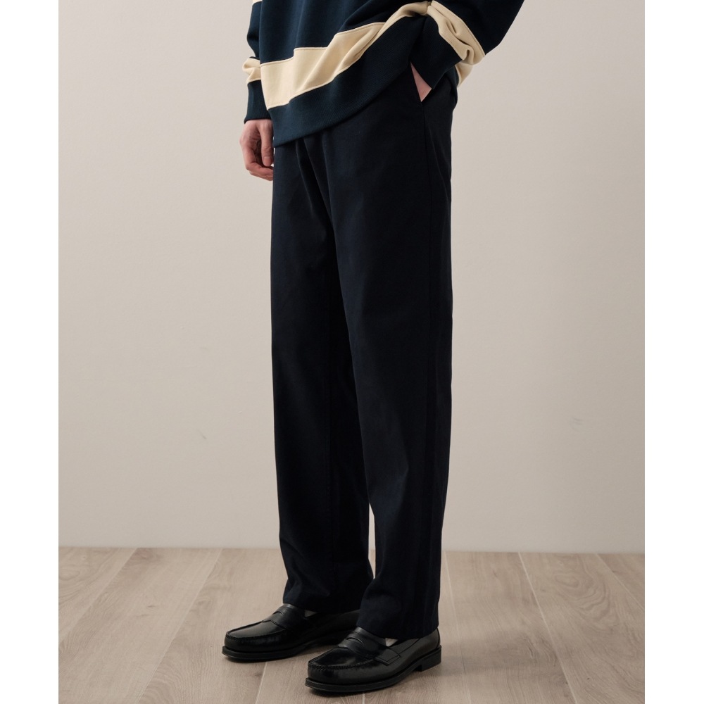 COVERNATセミワイドチノパンツブラック