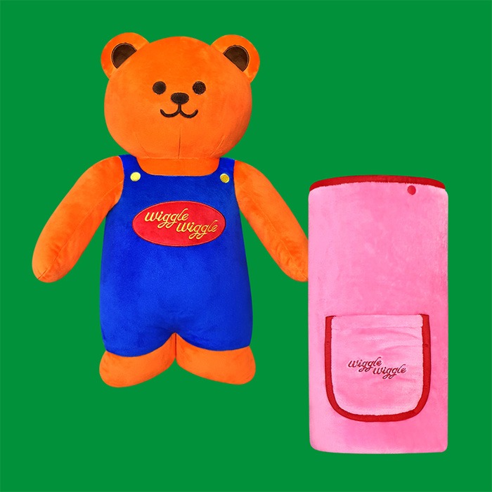 クッション毛布 - Teddy Bear