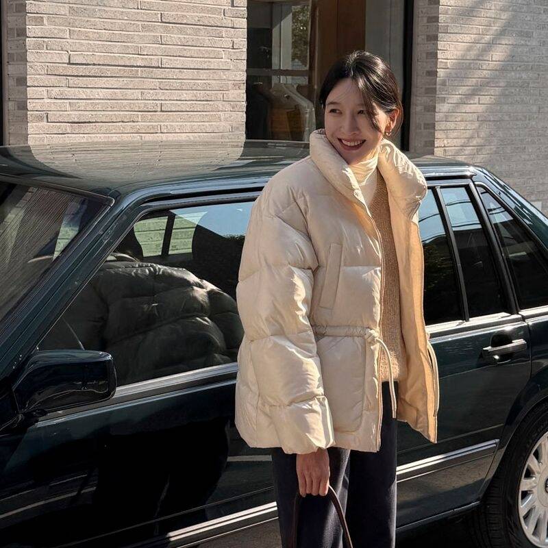 하이넥 덕다운 하프패딩 1722153
