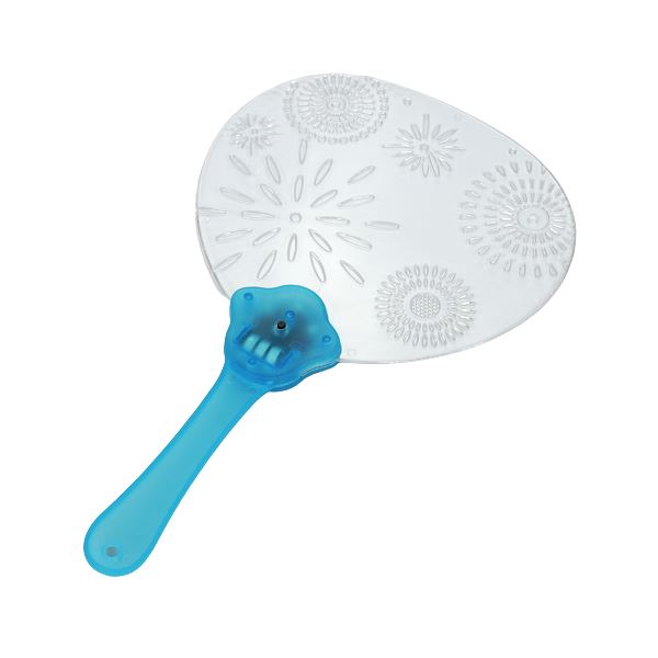 (まとめ) 光るうちわ(柄入り) (×20セット)