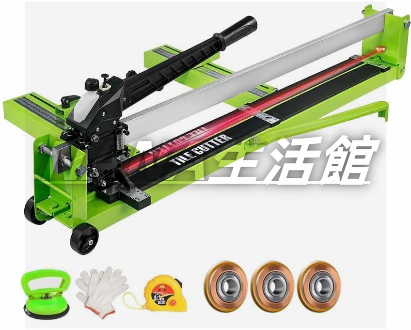タイルカッター 800MM 手動タイル切断機 赤外線ガイドレール 磁器タイルカッター タイルカッティングマシン 精密切断磁器セラミック床タイル用 高精度 高効率 操作簡単