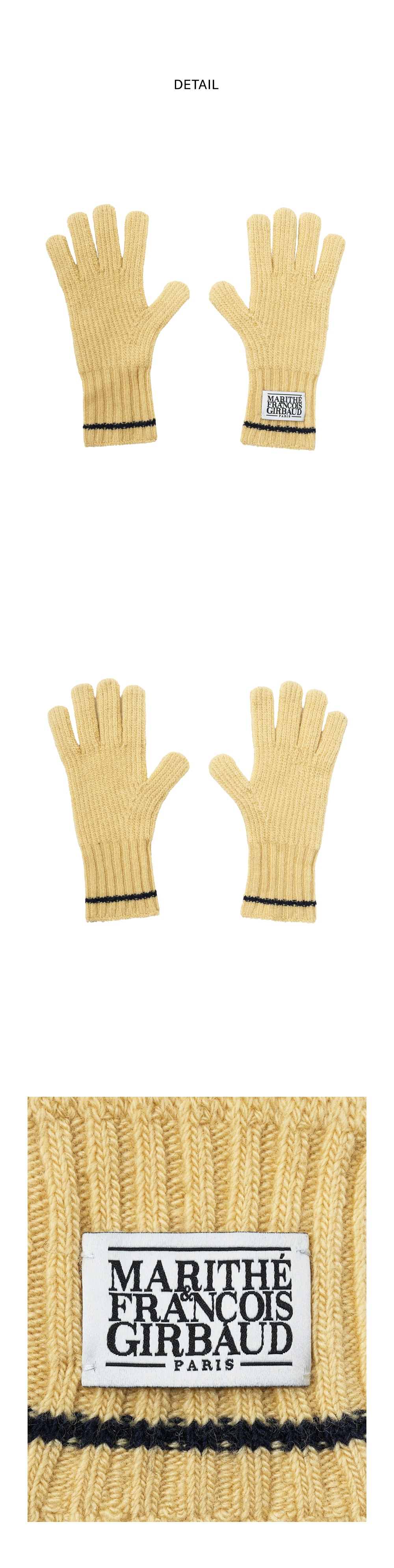 CLASSIC LOGO LABEL LINE POINT GLOVE