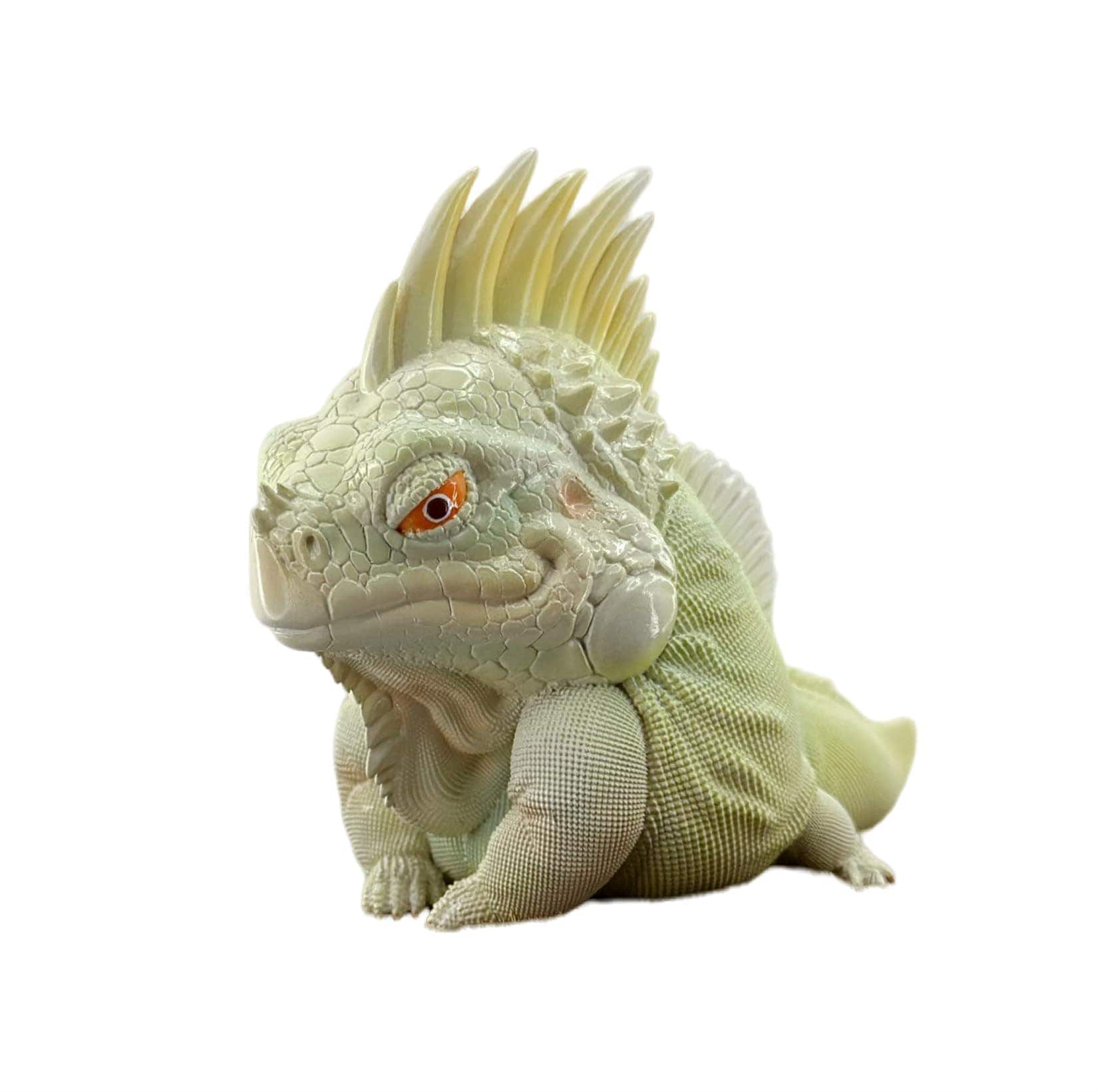 博物志 グリーンイグアナ イエロー 限定版 8.5CM級 樹脂 動物 爬虫綱 有鱗目 カゲモドキ コレクター フィギュア 可愛い プラモデル おもちゃ 模型 プレゼント 置物