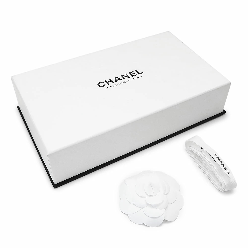 CHANEL ショップ袋 箱 カメリア リボン Qoo10] CHANEL ブランド箱 リボン カメリア セット ギ