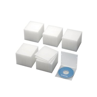 他サイト： エレコム CCD-JPCS100CR Blu-ray／DVD／CDケース(スリム／PP／1枚収納／100パック) クリアの商品画像
