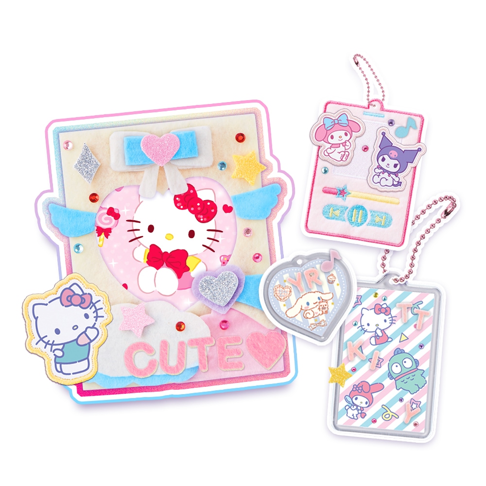 サンリオキャラクターズ フェルトグッズzip