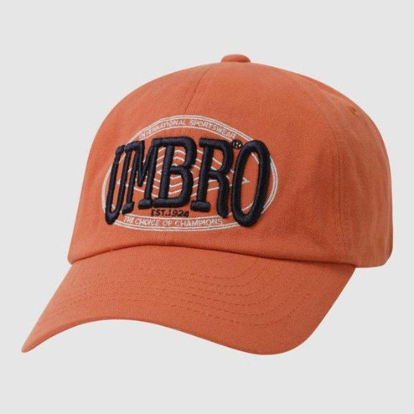 帽子 JQS UQ123CCP24-ORG グラフィック ウォッシング ボールキャップ / オレンジ