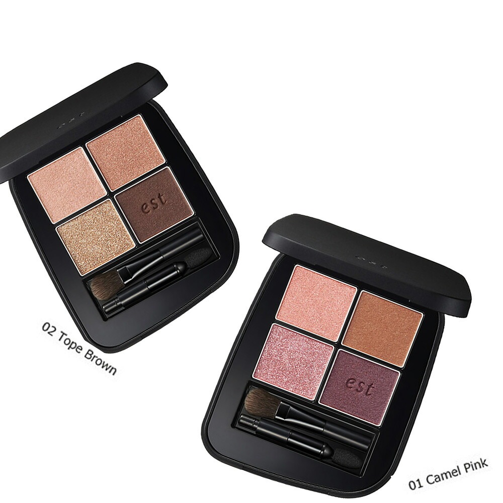 【国内正規品】 est エスト トランスフィア　アイカラー 6.4ｇ(01 Camel Pink02 Tope Brown)
