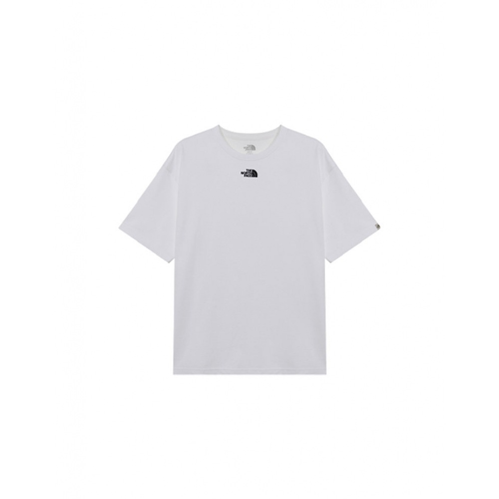 ノースフェイス 公用 CENTER LOGO S/S R/TEE MNT7UR03K-WHT