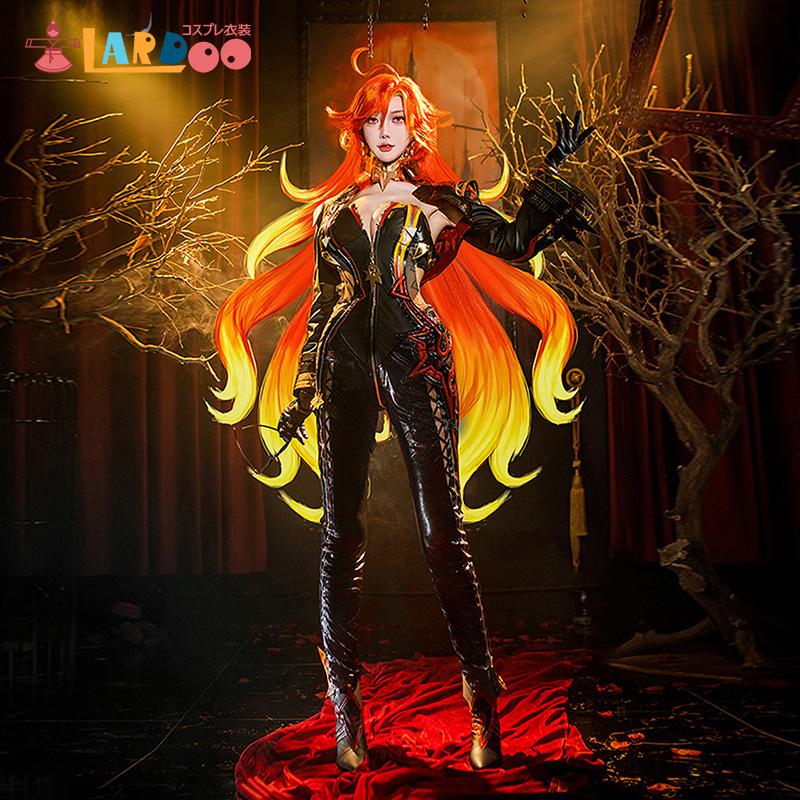 原神 Genshin ナタ マーヴィカ-Mavuika コスプレ衣装 ブラックVer コスチューム cosplay1064