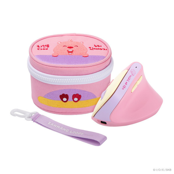 ジャンマンルピー キャラクター 充電式 無線 無騒音 人体工学 バーティカル マウス