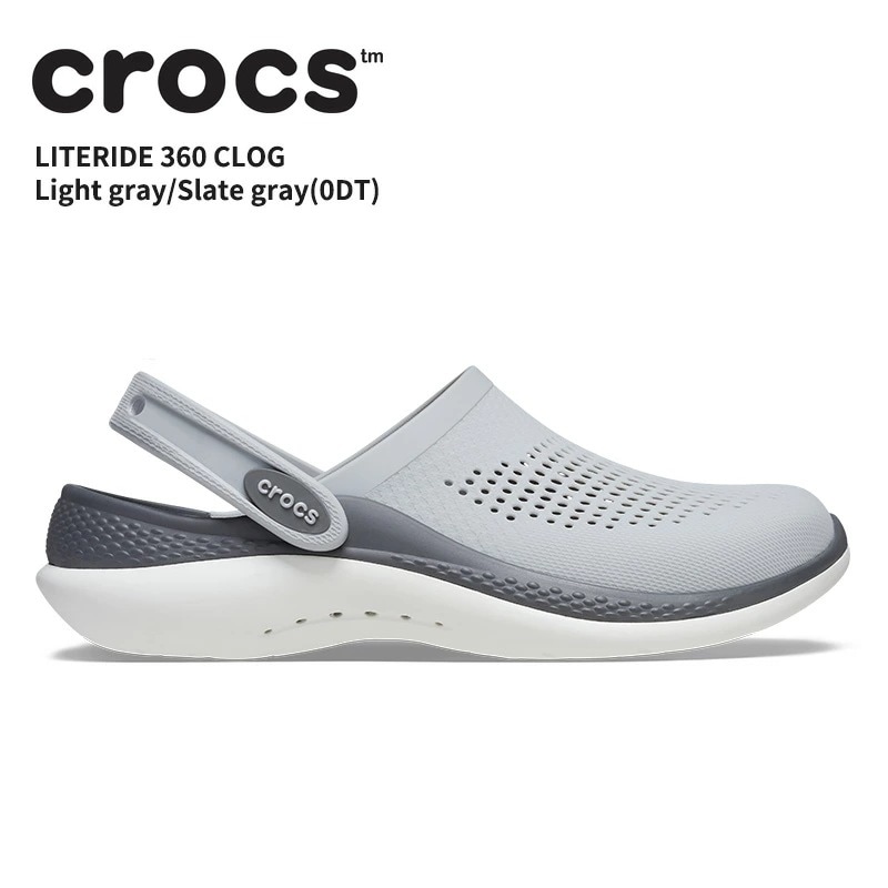 サンダル メンズ レディース ライトライド 360 クロッグ ライトグレー スレートグレー(0DT) 206708-0dt