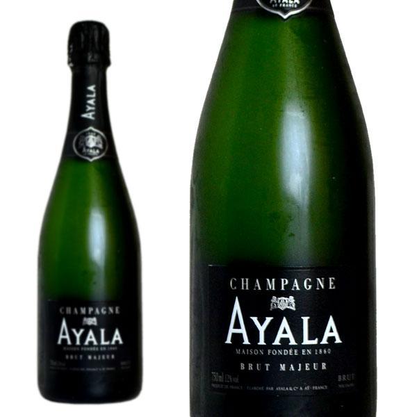 シャンパン アヤラ ブリュット マジュール750ml 正規 （フランス シャンパーニュ 白 箱なし） 家飲み 巣ごもり 応援