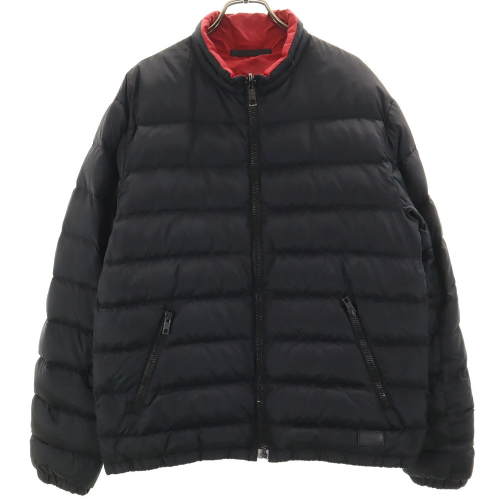 F85837 リバーシブル ダウンジャケット ブラック メンズ