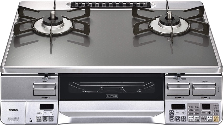 ガスコンロ プロパンガス 2口 左強火力 60cm 料理 水無し両面焼きグリル 消火機能 安全装置　RTS65AWG31R2GA-VL-LP 71,019円