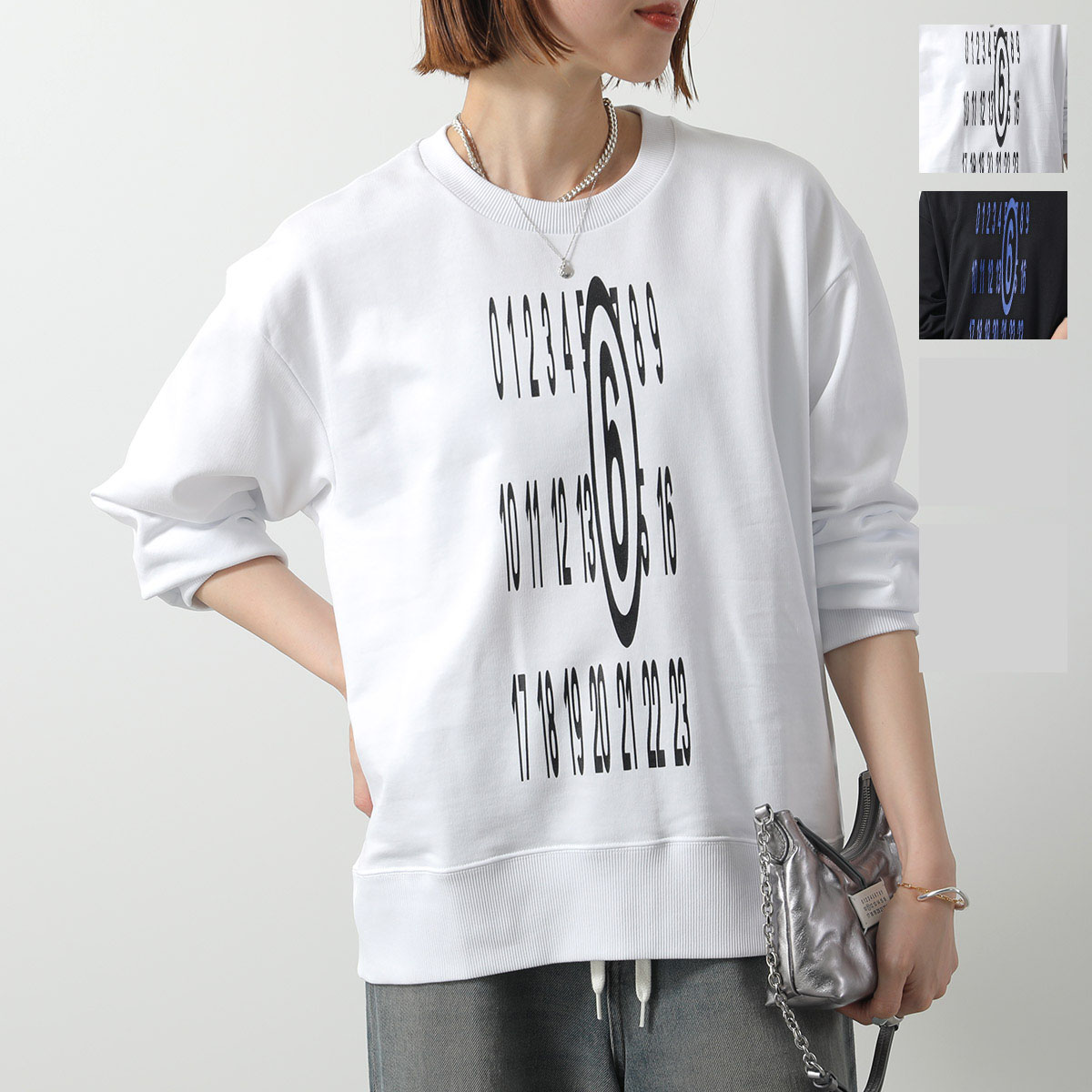 MM6 KIDS エムエムシックス メゾンマルジェラ キッズ トレーナー M60794 MM02X レディース ガールズ コットン 長袖 スウェット