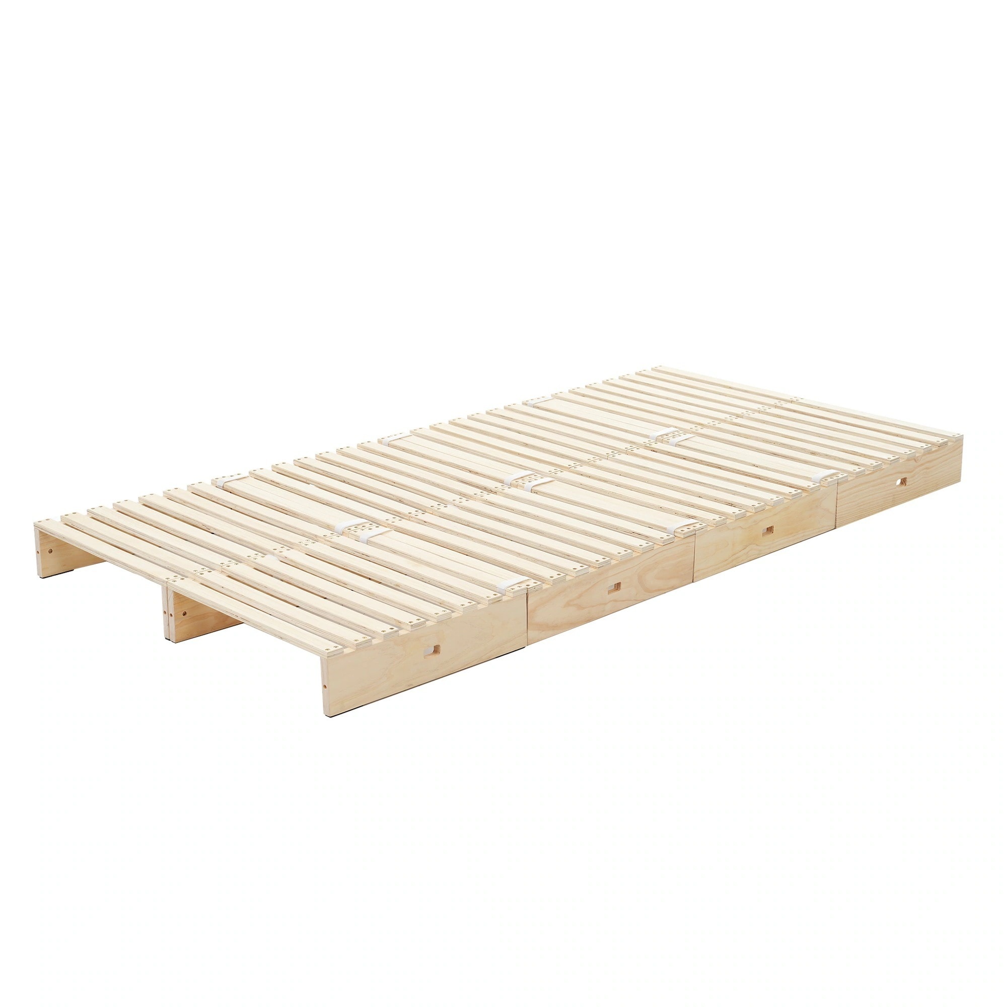 【国内発送&送·料·無·料】【パレットベッド×8枚】パレットベッド すのこベッド 天然木 おしゃれ 木製 ローベッド ベッドフレーム141 分割 お掃除ロボット対応