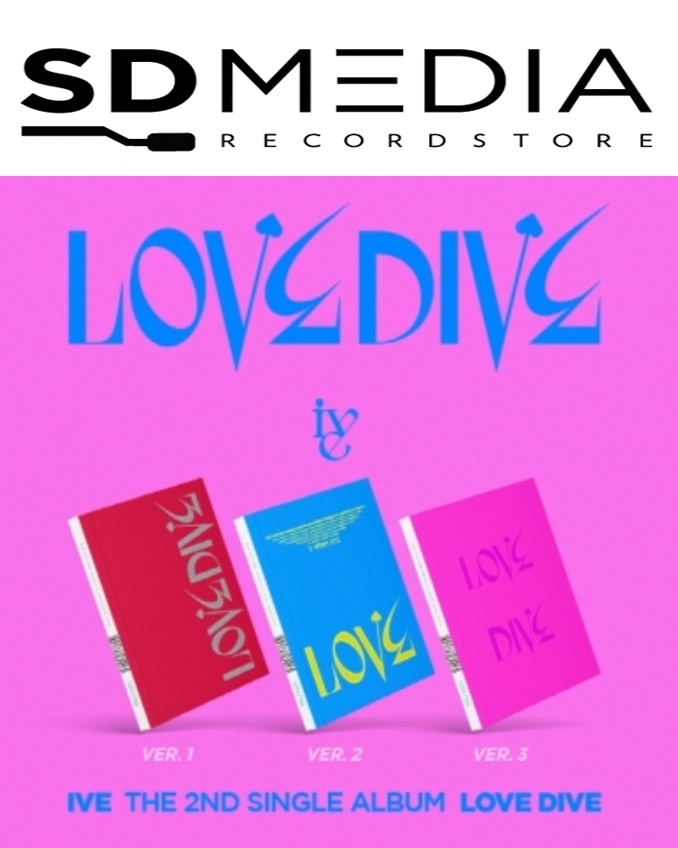 IVE 2nd Single Album - (3ver set) LOVE DIVE