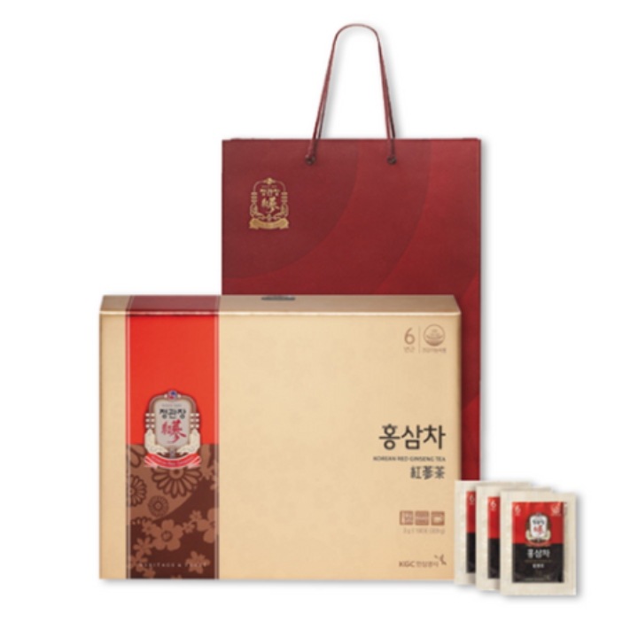 【正規品】韓國人氣/正官庄紅参茶／紅参茶 3g 100包/高麗人参茶/6年根韓国　健康食品　老若男女　高齢者　長生き　ギフト　プレゼント