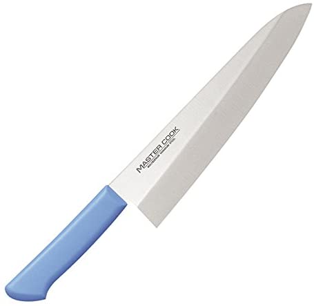 片岡製作所 マスターコック 抗菌カラー包丁 MCDK-240 洋出刃包丁 24cm ブルー