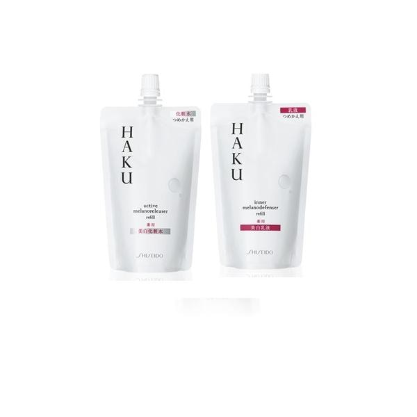 ハク　アクティブメラノリリーサーインナー・メラノディフェンサー　化粧水　乳液　レフィルセット