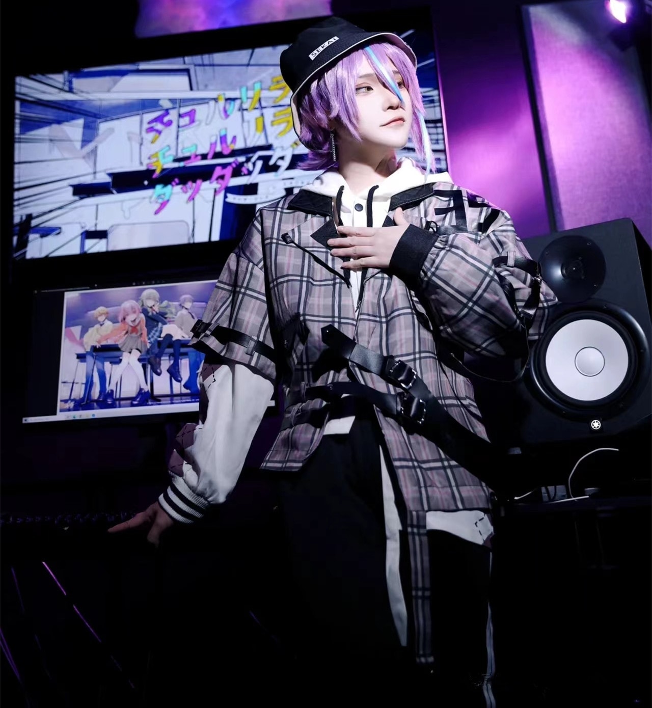 在庫品 プロジェクトセカイ カラフルステージ! feat チェック柄 dizzy trap 3D衣装 コスプレ衣装 コスチューム ハロウィン 変装 仮装