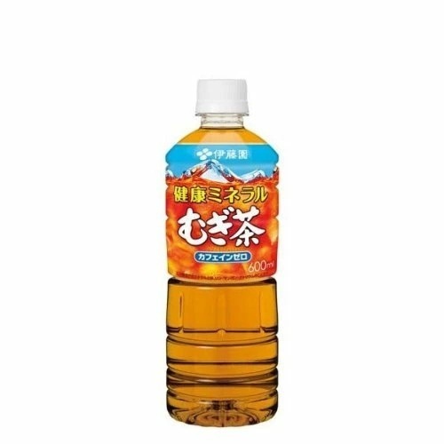 【イチオシ】4カートン　健康ミネラルむぎ茶 天然ミネラル　むぎ茶　麦茶　６００ｍｌ　ペットボトル　２４本入